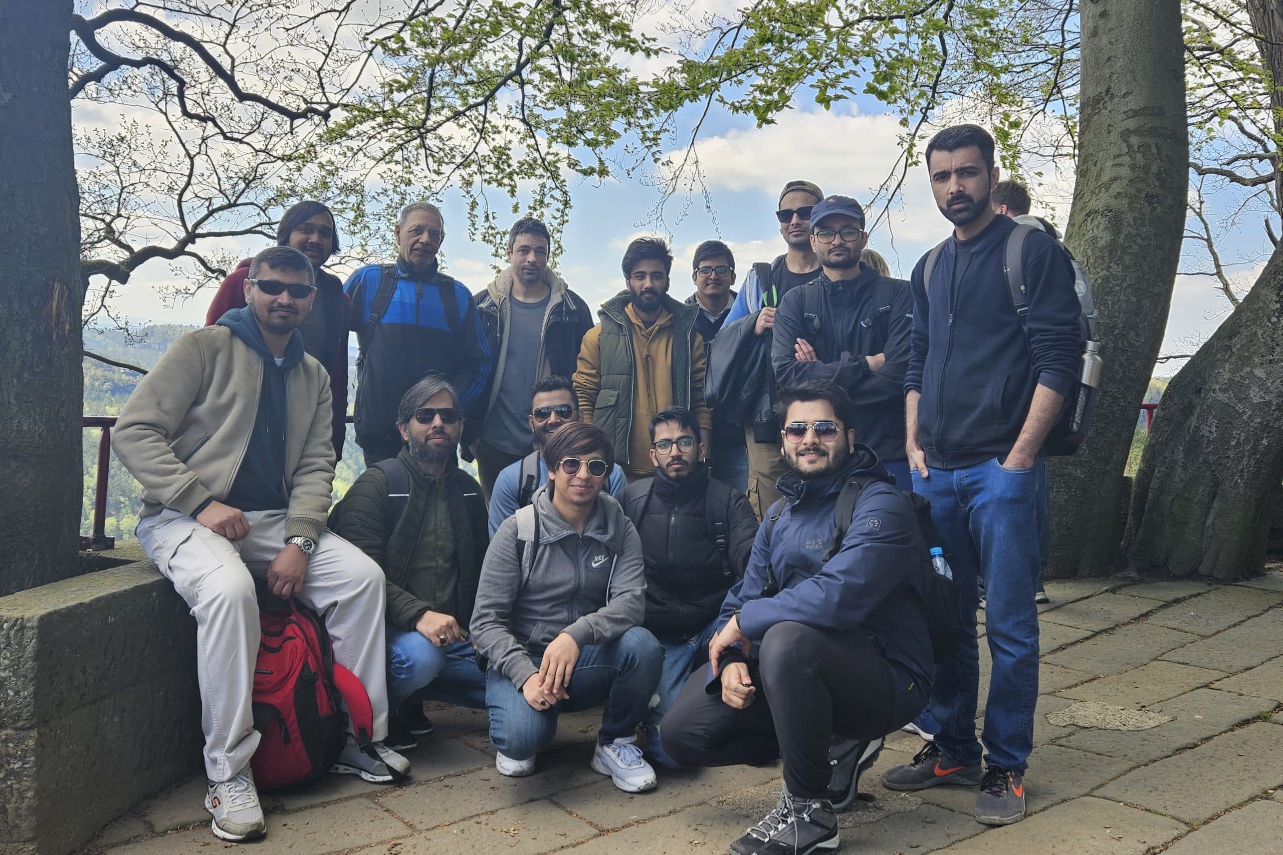 Community hiking trip